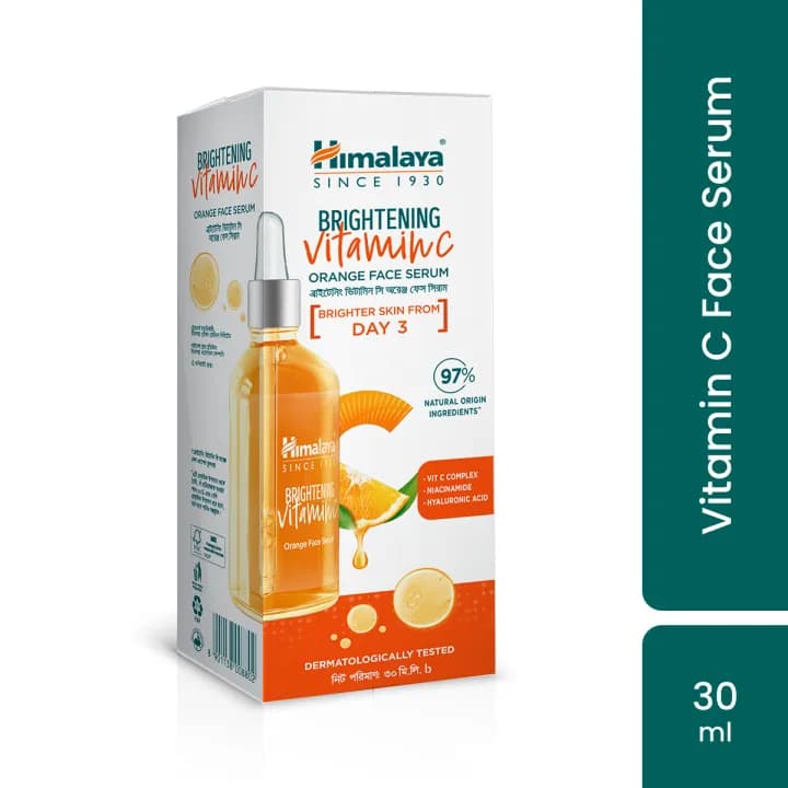 Himalaya BRIGHTENING Vitamin C ORANGE FACE SERUM 30ml
